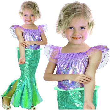 STRÓJ KARNAWAŁOWY SYRENKI kostium przebranie SYRENKA ARIELKA na bal 92 104