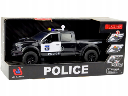 POLICJA RADIOWÓZ WÓZ POLICYJNY ŚWIATŁA KOGUTY Samochód Policji Bus Pickup