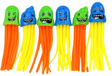 Ośmiornice DO NAUKI NURKOWANIA BASENU Zestaw 6szt Zabawki do nurkowania