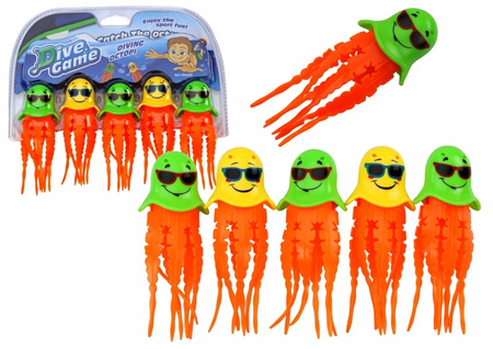 Meduzy Do Nauki Nurkowania Basenu Zestaw 6Szt Zabawki Do Nurkowania