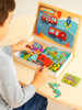 Magnetyczna układanka Magnetyczne Pojazdy dla dzieci Magnetic Book Puzzle