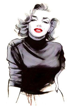 Obraz MALOWANIE PO NUMERACH Marilyn Monroe 30x40 ZESTAW Z RAMĄ