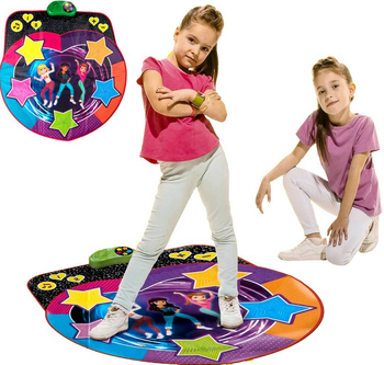 MATA do tańczenia tańca INTERAKTYWNA MUZYCZNA TANECZNA MIXER MP3 LED Muzyczna Gra