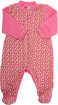 Pajac BAWEŁNIANY Pajacyk niemowlęcy Rozpinany Piżamka 62