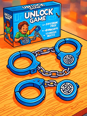 Złam Kod Escape Room Uwolnij się z kajdanek Gra rodzinna familijna Kajdanki