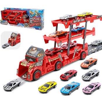 TIR laweta + 6 resoraki autka wyrzutnia ciężarówka