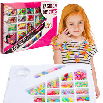 KORALIKI DO ROBIENIA BRANSOLETEK BIŻUTERII ZESTAW