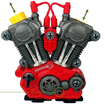 Mały mechanik silnik do skręcania i rozkręcania
