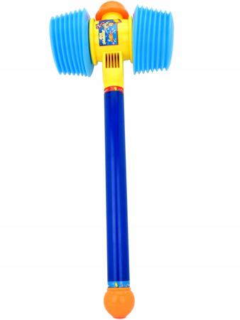 MŁOT DZIECIĘCY Z PISZCZAŁKĄ ZABAWKOWY HAMMER 60cm