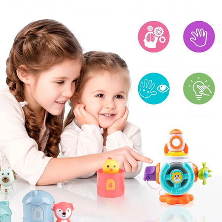 KOSTKA SENSORYCZNA MONTESSORI EDUKACYJNA RUCHOMA KREATYWNA INTERAKTYWNA