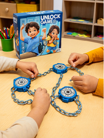 Złam Kod Escape Room Uwolnij się z kajdanek Gra rodzinna familijna Kajdanki