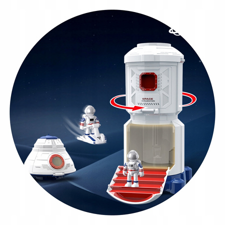 Stacja Kosmiczna Rakieta Prom Kosmiczny Kosmos 2x Kosmonauta Zestaw Space