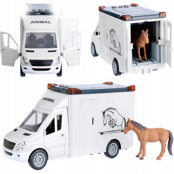 Auto Kamper Bus do przewozu koni Samochód światło dźwięk