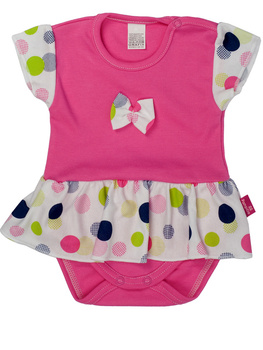 BODY SUKIENKA KRÓTKI RĘKAW BODOSUKIENKA Niemowlęce body bawełniane Rozm 86