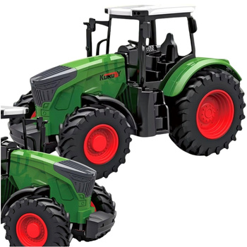 Traktor Ciągnik zabawka dla dzieci Ruchome Gumowe koła z hakiem do przyczepa