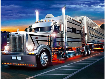 HAFT DIAMENTOWY Diamond Painting Mozaika Diamentowa Ciężarówka Ciągnik TIR