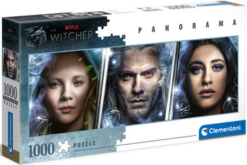 Clementoni PUZZLE 1000 el. Netflix Panorama WIEDŹMIN