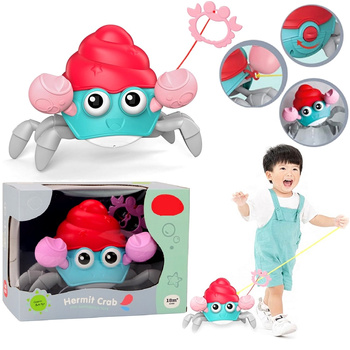 PEŁZAJĄCY KRAB CHODZĄCY KRABIK INTERAKTYWNA ZABAWKA GRA