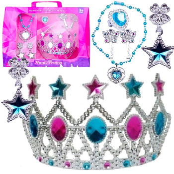 ZESTAW Księżniczki KRAINA LODU Korona Akcesoria