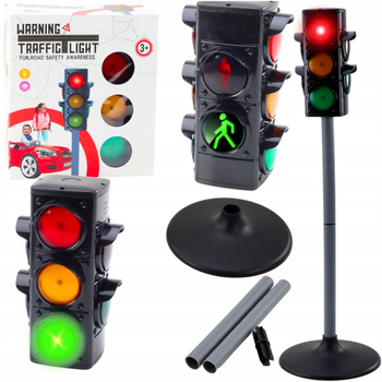 Sygnalizator drogowy świetlny Światła drogowe Duże znaki edukacyjne 70cm