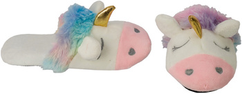 YO! KAPCIE MIĘKKIE CIEPŁE KLAPKI BAMBOSZE ŁAPCIE JEDNOROŻEC 38-39