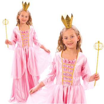 STRÓJ KARNAWAŁOWY KSIĘŻNICZKI kostium KSIĘŻNICZKA przebranie na bal 130 140