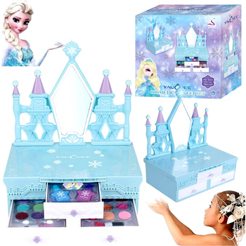 Kuferek kosmetyków do makijażu i paznokci MAKE UP Kosmetyki makijaż Lodowy