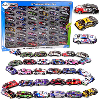 Zestaw resoraki autka metalowe samochodziki 48 szt zestaw samochodów resoraków