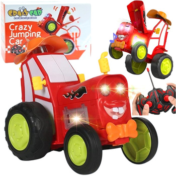 Skaczący Traktor ciągnik zdalnie sterowany na pilota tańczący zabawka świeci