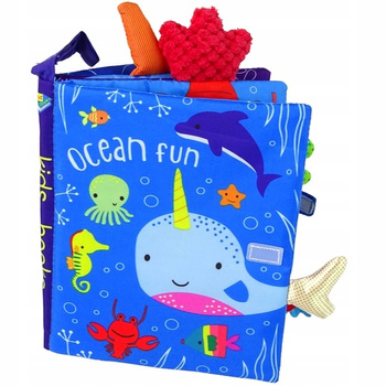 Książeczka sensoryczna książka dotykowa kolorowa miękka