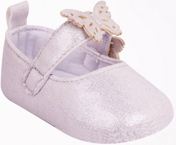 Buciki dziewczęce z motylami 6-12m