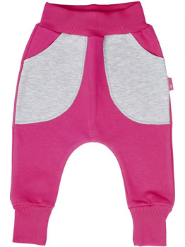 SPODNIE DZIECIĘCE BAGGY DRESOWE PUMP 98 OBNIŻONY KROK