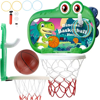 TABLICA Z LICZNIKIEM tarcza do KOSZYKÓWKI KOSZA KOSZYKÓWKA OBRĘCZ + PIŁKA LT