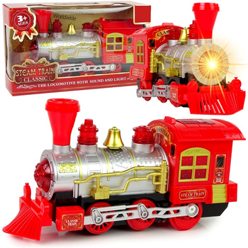 Lokomotywa Świąteczna Dźwięki Światła Święta Ciuchcia Prezent na Święta