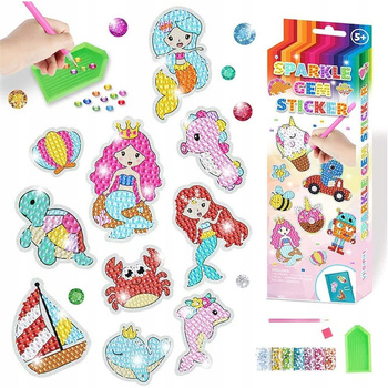 MOZAIKA DIAMENTOWA HAFT NAKLEJKI DIAMENCIKI WYKLEJ