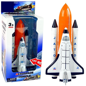 Rakieta kosmiczna balistyczna kosmos prom kosmiczny efekty dźwięki światła