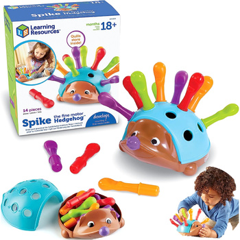 Jeżyk sorter Montessori nauka Jeż układanka edukacyjna