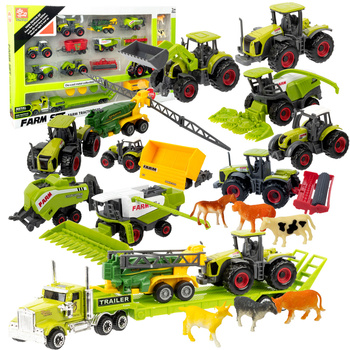 Ciągnik Traktor MASZYNY ROLNICZE Zestaw farmer