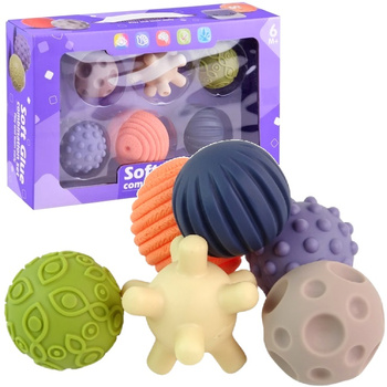 Piłeczki sensoryczne Piłki sensory do ćwiczeń Miękkie do zabawy do masażu