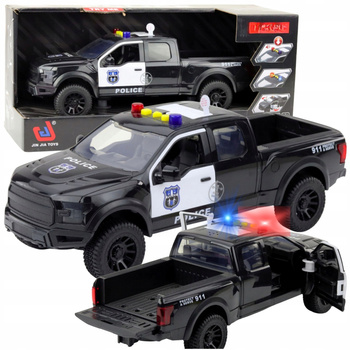 POLICJA RADIOWÓZ WÓZ POLICYJNY ŚWIATŁA KOGUTY Samochód Policji Bus Pickup