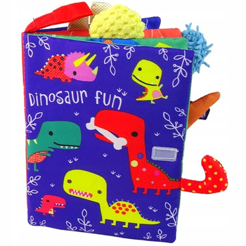 Książeczka sensoryczna książka dotykowa kolorowa miękka