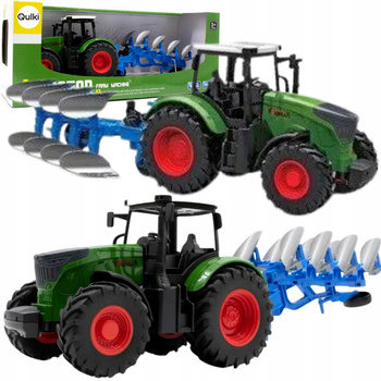 Duży Traktor Ciągnik Farmerski Ruchomy pług orny Koła Gumowe