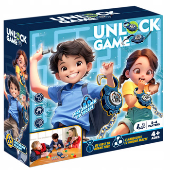 Złam Kod Escape Room Uwolnij się z kajdanek Gra rodzinna familijna Kajdanki